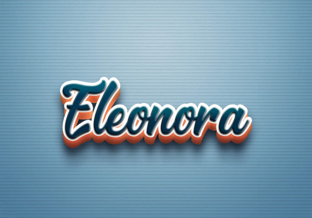 Free photo of Cursive Name DP: Eleonora