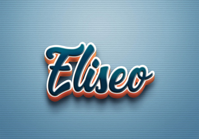 Free photo of Cursive Name DP: Eliseo