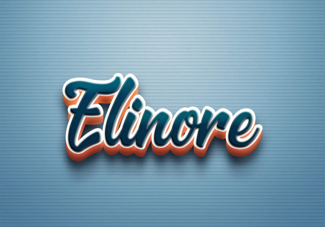 Free photo of Cursive Name DP: Elinore