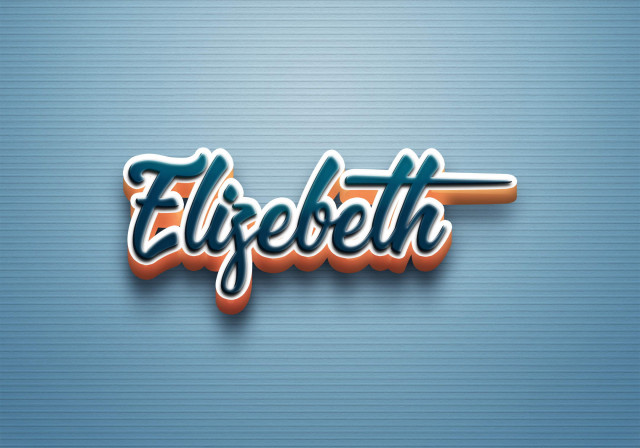 Free photo of Cursive Name DP: Elizebeth