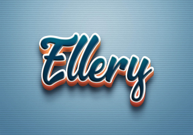 Free photo of Cursive Name DP: Ellery