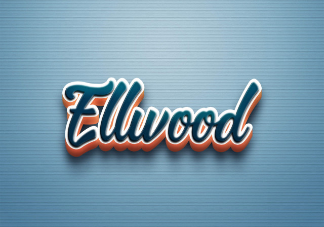 Free photo of Cursive Name DP: Ellwood