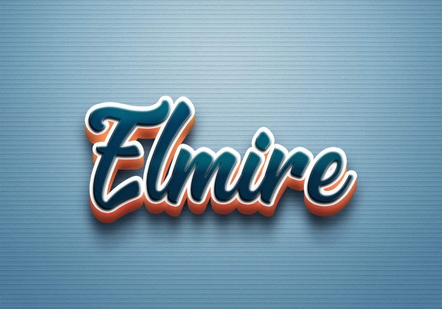 Free photo of Cursive Name DP: Elmire