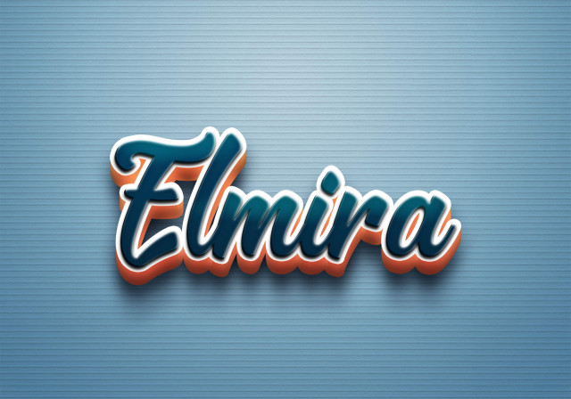 Free photo of Cursive Name DP: Elmira