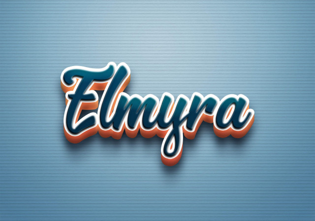 Free photo of Cursive Name DP: Elmyra