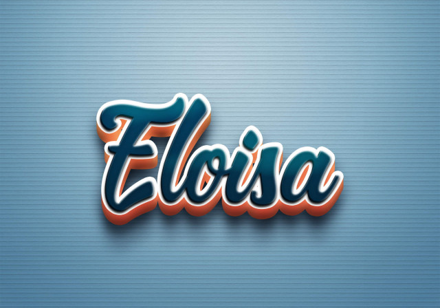 Free photo of Cursive Name DP: Eloisa