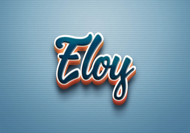 Free photo of Cursive Name DP: Eloy