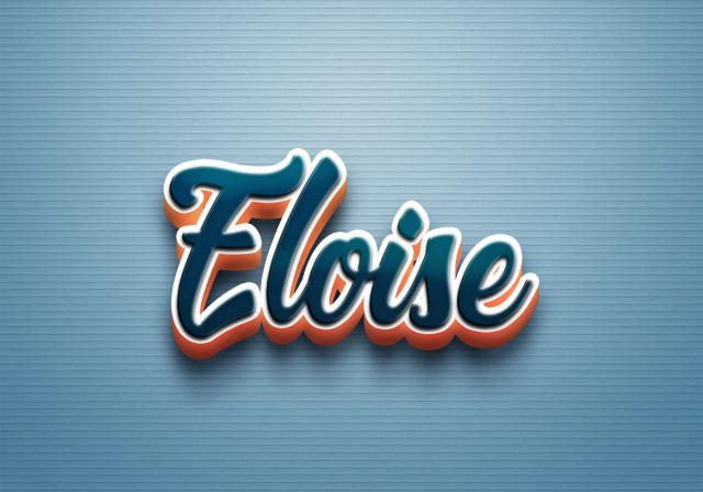 Free photo of Cursive Name DP: Eloise