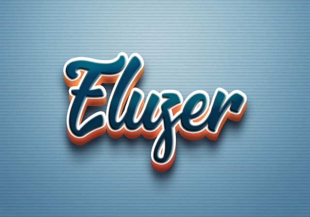 Free photo of Cursive Name DP: Eluzer