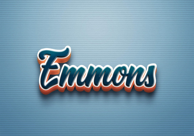 Free photo of Cursive Name DP: Emmons