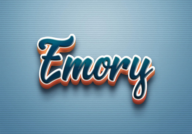 Free photo of Cursive Name DP: Emory