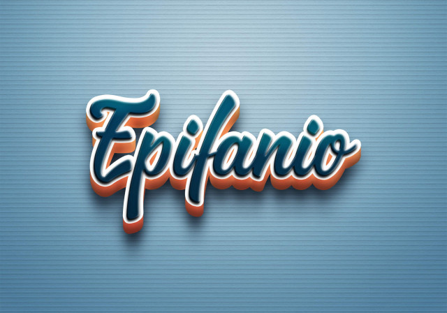 Free photo of Cursive Name DP: Epifanio