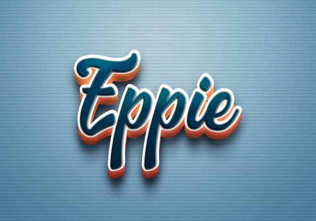 Free photo of Cursive Name DP: Eppie