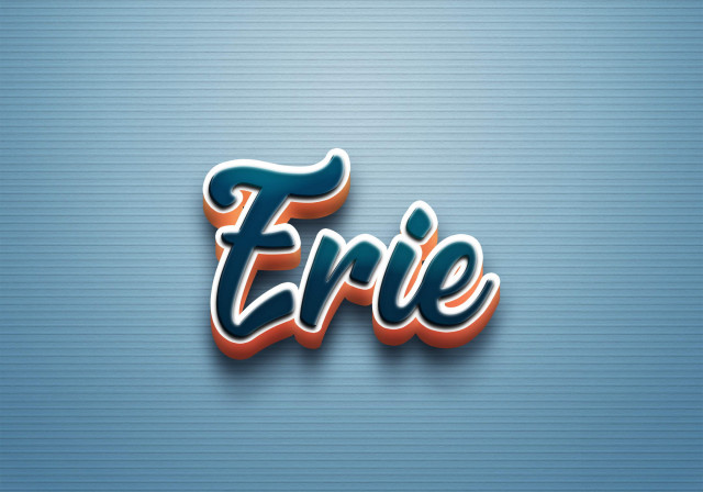 Free photo of Cursive Name DP: Erie
