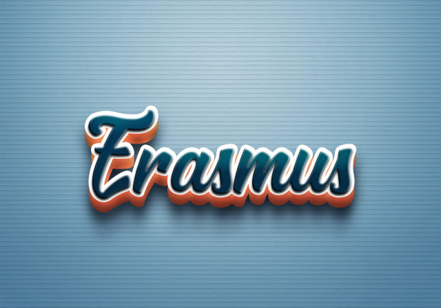 Free photo of Cursive Name DP: Erasmus