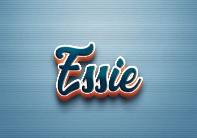Free photo of Cursive Name DP: Essie