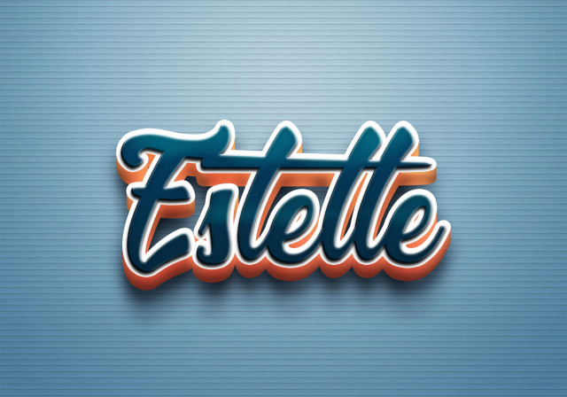 Free photo of Cursive Name DP: Estelle