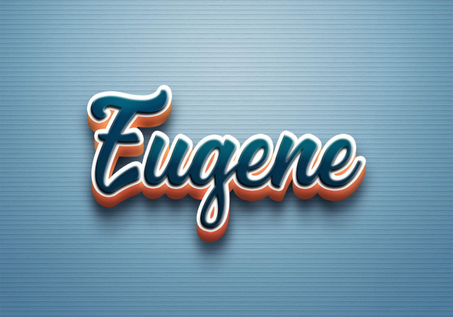 Free photo of Cursive Name DP: Eugene