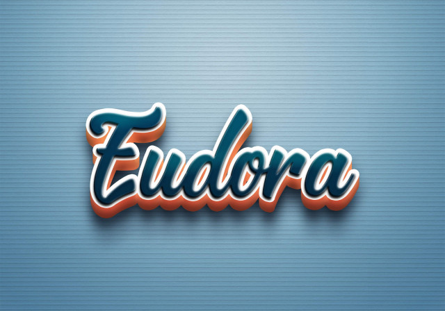 Free photo of Cursive Name DP: Eudora