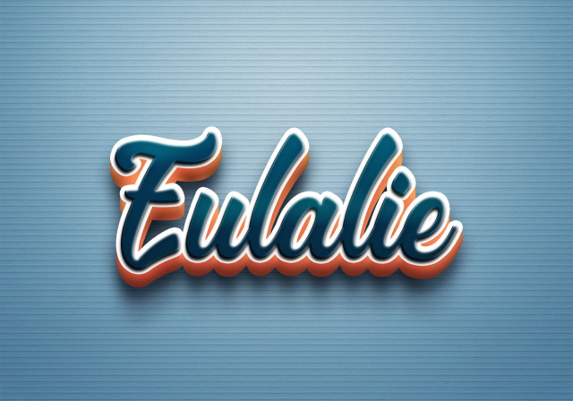 Free photo of Cursive Name DP: Eulalie