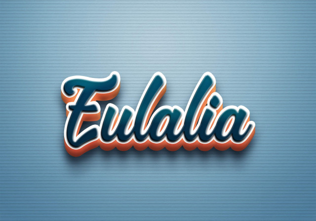 Free photo of Cursive Name DP: Eulalia