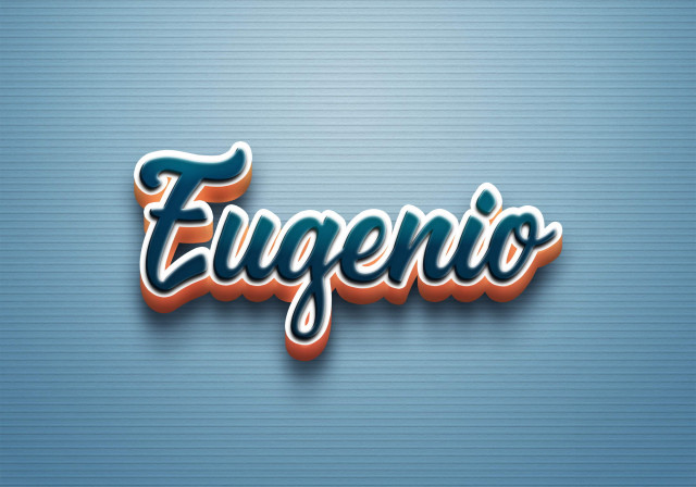 Free photo of Cursive Name DP: Eugenio