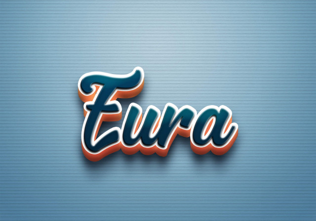 Free photo of Cursive Name DP: Eura