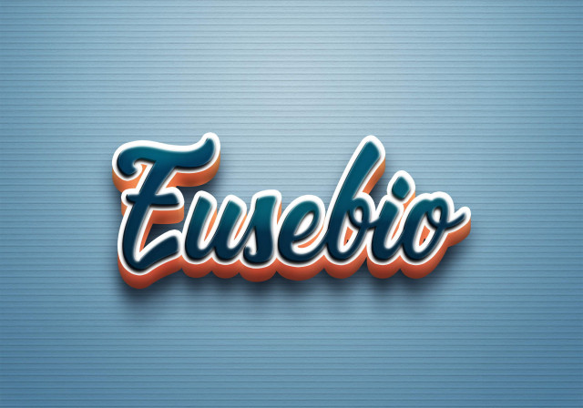 Free photo of Cursive Name DP: Eusebio