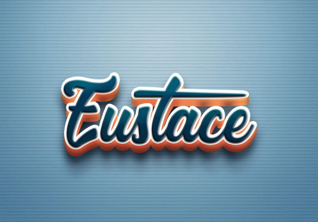 Free photo of Cursive Name DP: Eustace