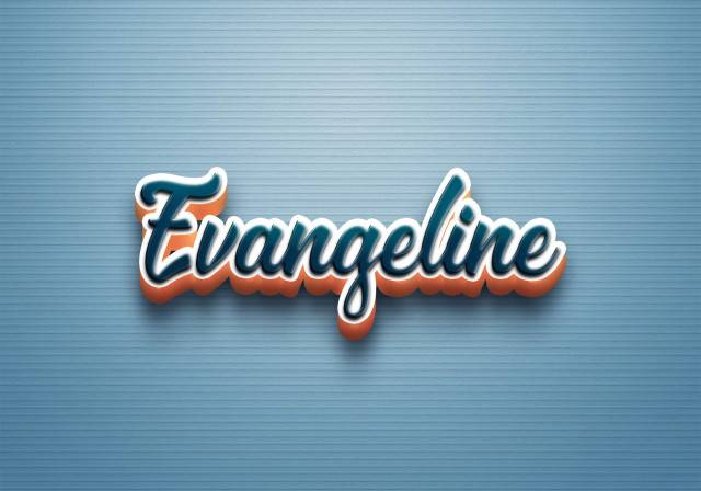 Free photo of Cursive Name DP: Evangeline