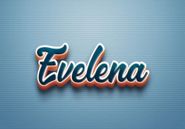 Free photo of Cursive Name DP: Evelena