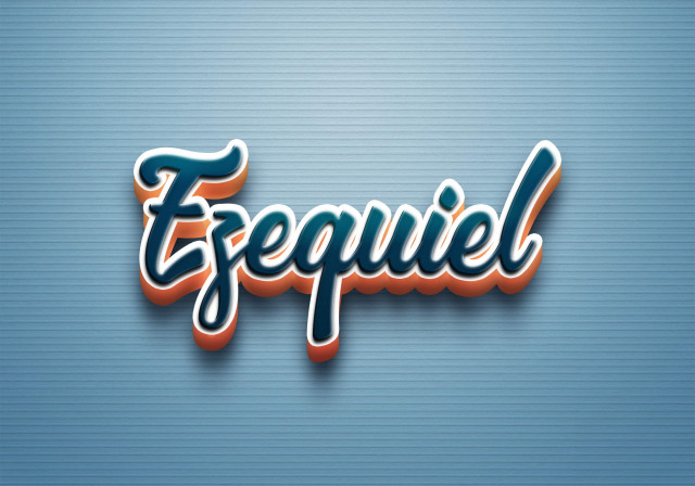 Free photo of Cursive Name DP: Ezequiel