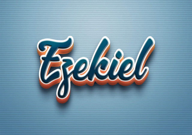 Free photo of Cursive Name DP: Ezekiel