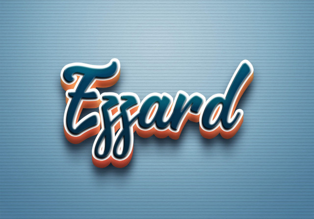 Free photo of Cursive Name DP: Ezzard