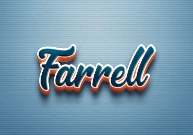 Free photo of Cursive Name DP: Farrell