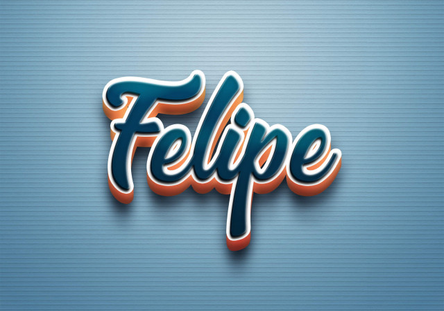 Free photo of Cursive Name DP: Felipe