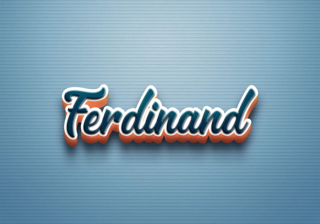 Free photo of Cursive Name DP: Ferdinand