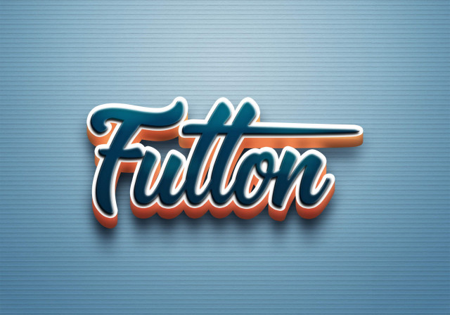 Free photo of Cursive Name DP: Fulton