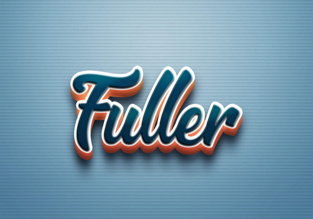 Free photo of Cursive Name DP: Fuller