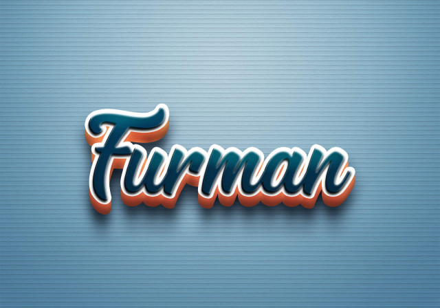 Free photo of Cursive Name DP: Furman