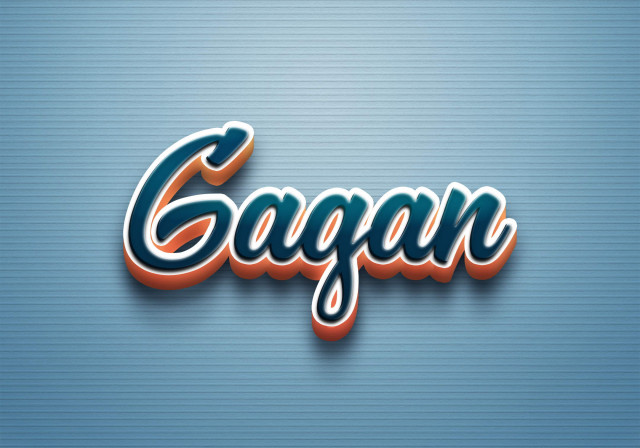 Free photo of Cursive Name DP: Gagan