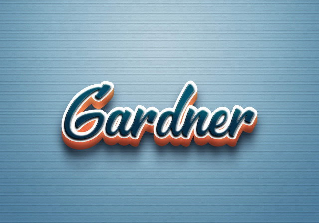 Free photo of Cursive Name DP: Gardner