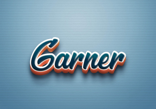 Free photo of Cursive Name DP: Garner