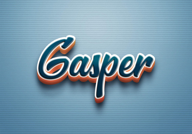Free photo of Cursive Name DP: Gasper
