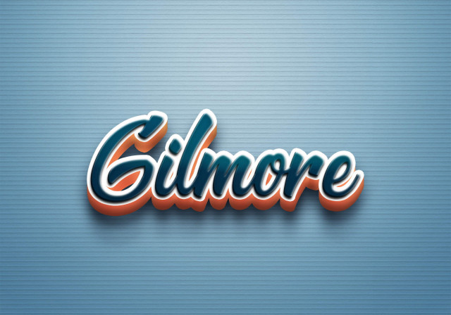 Free photo of Cursive Name DP: Gilmore