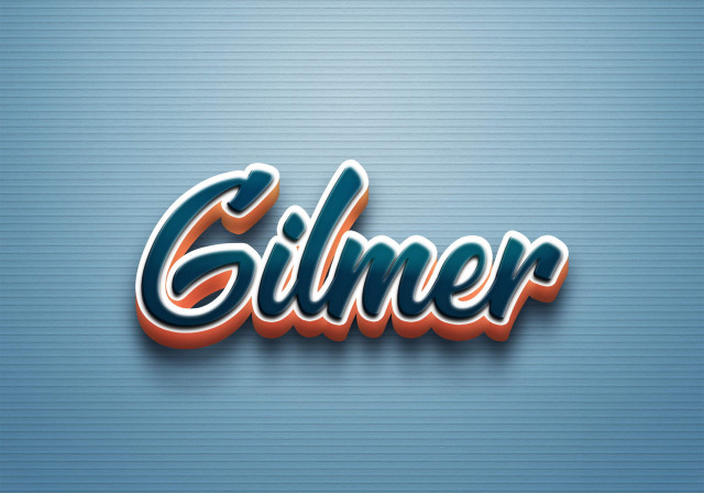 Free photo of Cursive Name DP: Gilmer