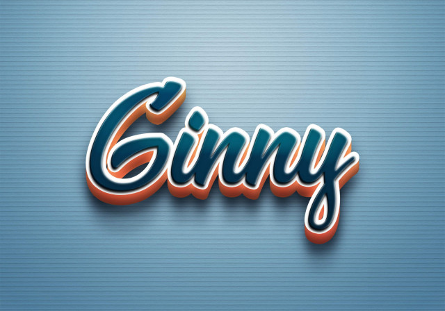 Free photo of Cursive Name DP: Ginny