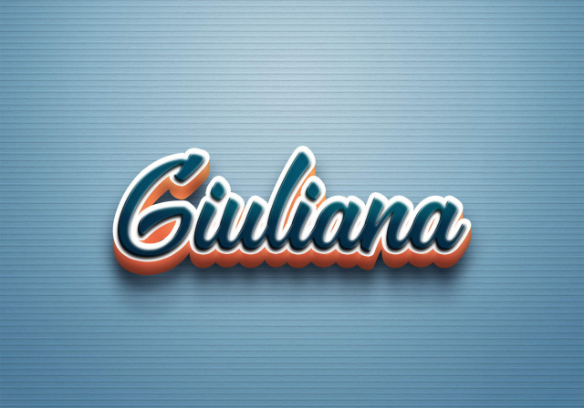 Free photo of Cursive Name DP: Giuliana