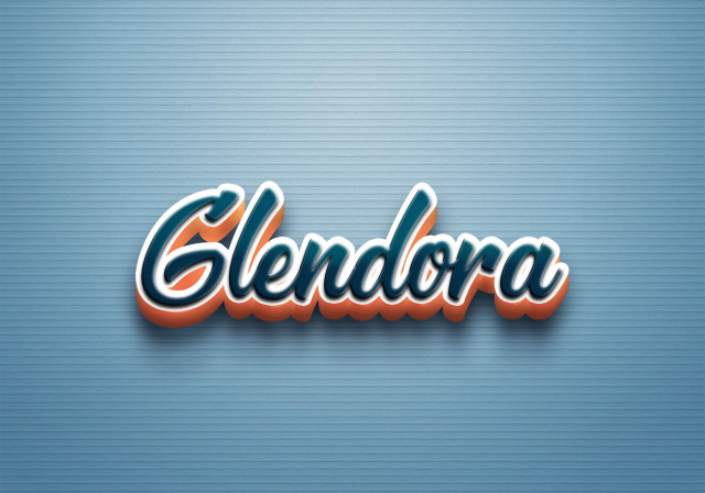 Free photo of Cursive Name DP: Glendora