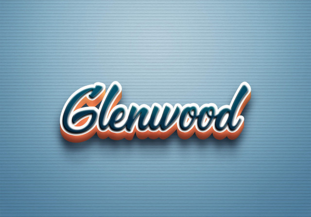 Free photo of Cursive Name DP: Glenwood